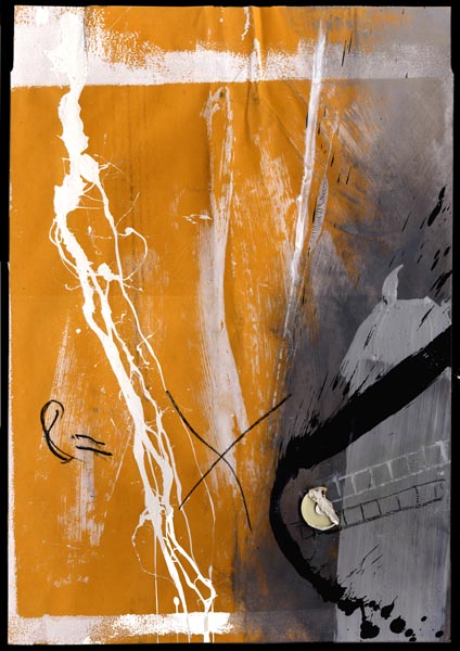Koperta XXIII&nbsp;&nbsp;&nbsp;&nbsp;2002&nbsp;&nbsp;&nbsp;&nbsp;biel gruntowa, akryl i kredka olejowa na kopercie manila&nbsp;&nbsp;&nbsp;&nbsp;71,5 x 49,5cm