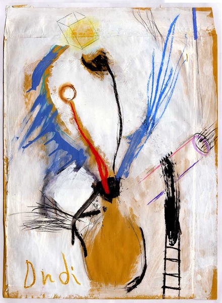 Koperta XXVI&nbsp;&nbsp;&nbsp;&nbsp;2006&nbsp;&nbsp;&nbsp;&nbsp;biel gruntowa, akryl i kredka olejowa na kopercie manila&nbsp;&nbsp;&nbsp;&nbsp;71,5 x 49,5cm