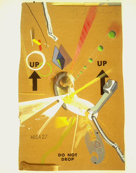 Up-up&nbsp;&nbsp;&nbsp;&nbsp;1984&nbsp;&nbsp;&nbsp;&nbsp;kredka olejowa, akryl i collage&nbsp;&nbsp;&nbsp;&nbsp;104 x 64cm