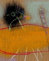 Owadobójcy&nbsp;&nbsp;&nbsp;&nbsp;kredka olejowa i pastel&nbsp;&nbsp;&nbsp;&nbsp;50 x 70cm