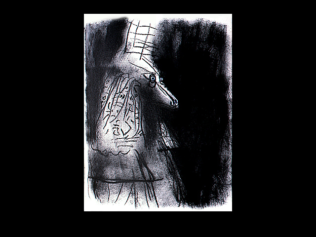 Dibujos espanoles XIVa&nbsp;&nbsp;&nbsp;&nbsp;1994&nbsp;&nbsp;&nbsp;&nbsp;kredka olejowa&nbsp;&nbsp;&nbsp;&nbsp;30,5 x 24cm