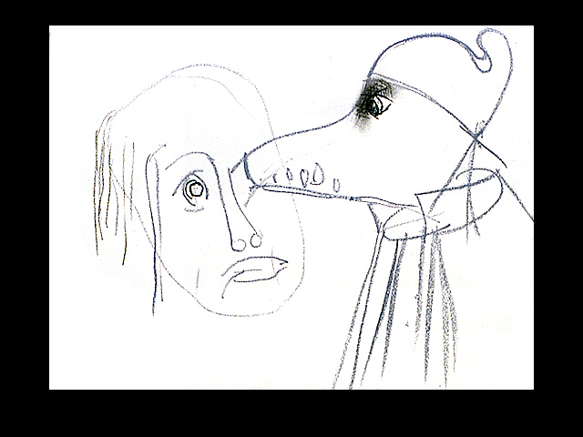 Dibujos espanoles Ia&nbsp;&nbsp;&nbsp;&nbsp;1994&nbsp;&nbsp;&nbsp;&nbsp;kredka olejowa&nbsp;&nbsp;&nbsp;&nbsp;24 x 30,5cm