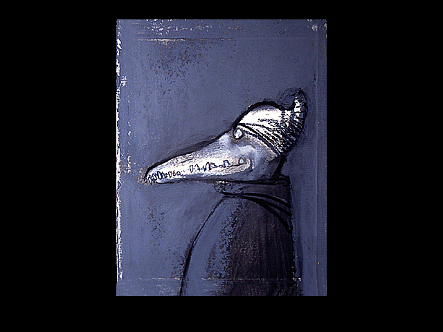 Rysunki weneckie IX&nbsp;&nbsp;&nbsp;&nbsp;1994&nbsp;&nbsp;&nbsp;&nbsp;kredka olejowa&nbsp;&nbsp;&nbsp;&nbsp;30,5 x 24cm