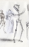 Dibujos espanoles 1&nbsp;&nbsp;&nbsp;&nbsp;grafit, tusz i kredka olejowa&nbsp;&nbsp;&nbsp;&nbsp;30,5 x 24cm