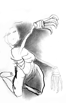 Złap jeśli ci się uda&nbsp;&nbsp;&nbsp;&nbsp;1994&nbsp;&nbsp;&nbsp;&nbsp;kredka olejowa&nbsp;&nbsp;&nbsp;&nbsp;30,5 x 24cm