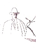 Gombrowicz w Gilbertsville&nbsp;&nbsp;&nbsp;&nbsp;kredka olejowa&nbsp;&nbsp;&nbsp;&nbsp;30,5 x 24cm