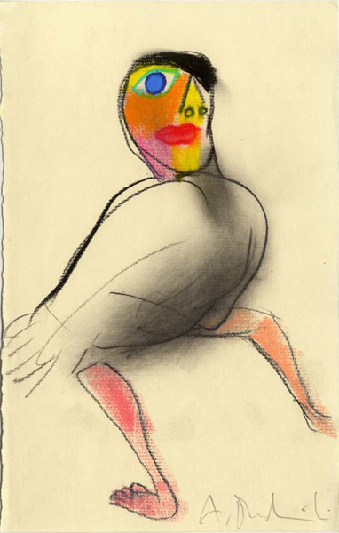 Po ptakach III&nbsp;&nbsp;&nbsp;&nbsp;1992&nbsp;&nbsp;&nbsp;&nbsp;pastel i kredka olejowa&nbsp;&nbsp;&nbsp;&nbsp;31 x 24,5cm