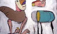 Po ptakach XXI&nbsp;&nbsp;&nbsp;&nbsp;kredka olejowa&nbsp;&nbsp;&nbsp;&nbsp;50 x 70cm