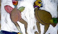 Please, allow me...&nbsp;&nbsp;&nbsp;&nbsp;akryl i kredka olejowa na tekturze&nbsp;&nbsp;&nbsp;&nbsp;76 x 101cm