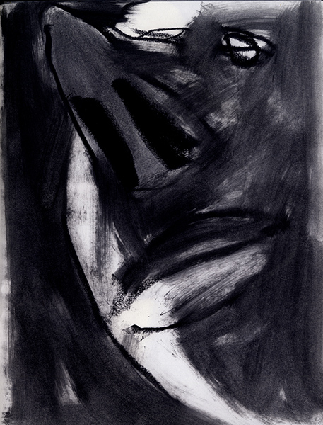 Portret z niepamięci #41&nbsp;&nbsp;&nbsp;&nbsp;1990 - 1999&nbsp;&nbsp;&nbsp;&nbsp;kredka olejowa&nbsp;&nbsp;&nbsp;&nbsp;31 x 24cm