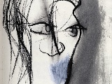 Portret z niepamięci #13&nbsp;&nbsp;&nbsp;&nbsp;kredka olejowa&nbsp;&nbsp;&nbsp;&nbsp;31 x 24cm