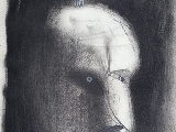 Portret z niepamięci #45&nbsp;&nbsp;&nbsp;&nbsp;kredka olejowa&nbsp;&nbsp;&nbsp;&nbsp;31 x 24cm